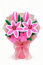 AGANTUK Handmade Pipe Cleaner/Chenille Stems Flower Bouquet